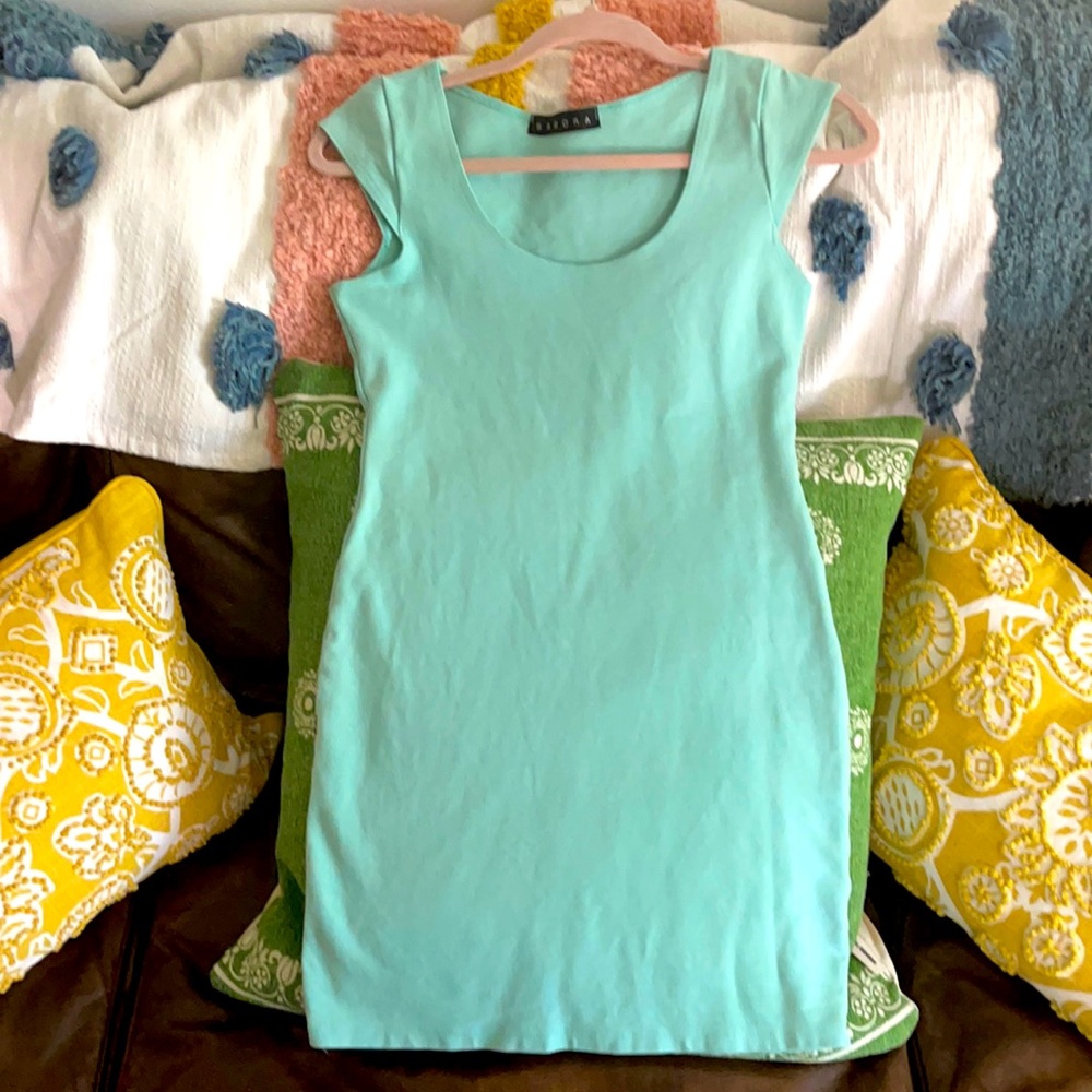 Sabora mini dress in teal